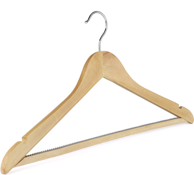 TAG G17507 Wooden Non Slip Hanger Set of 12