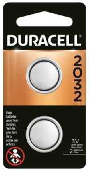 Duracell DL2032B2PK Coin Cell Battery 3V Lithium for Medical Devices