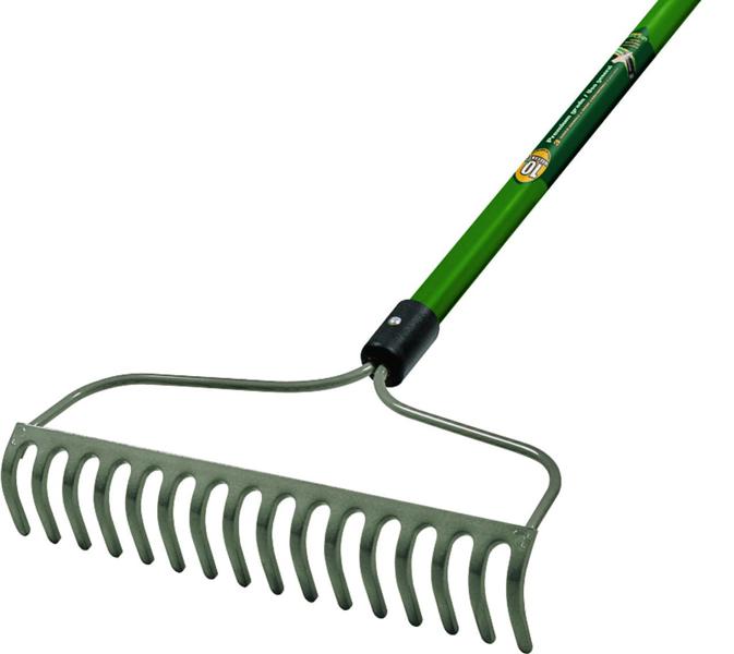 Landscapers Select 33262 Bow Rake 16 Tine Steel 60 In Fiberglass Handle