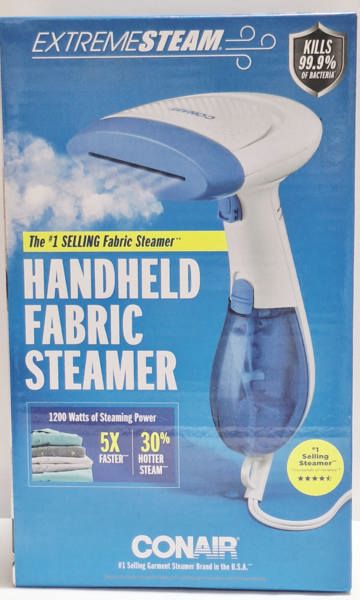 Conair GS23X Handheld Fabric Steamer Dual Heat White