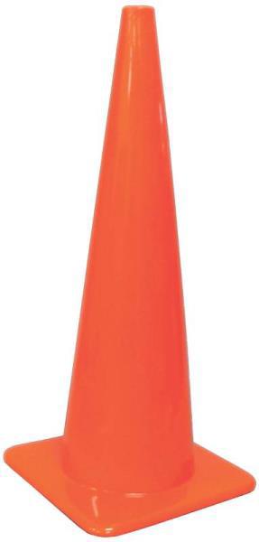 HY-KO PRODUCTS SC-36 Safety Cone 36 In Orange Traffic Cone Vinyl Bright Fluorescent