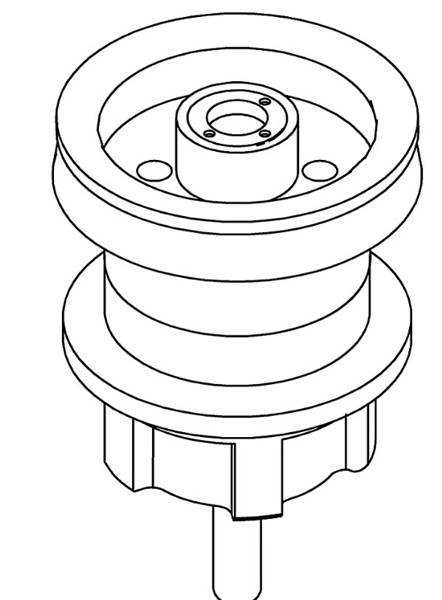 Kohler GP1261110 Piston Urinal 1.0 Gal Capacity