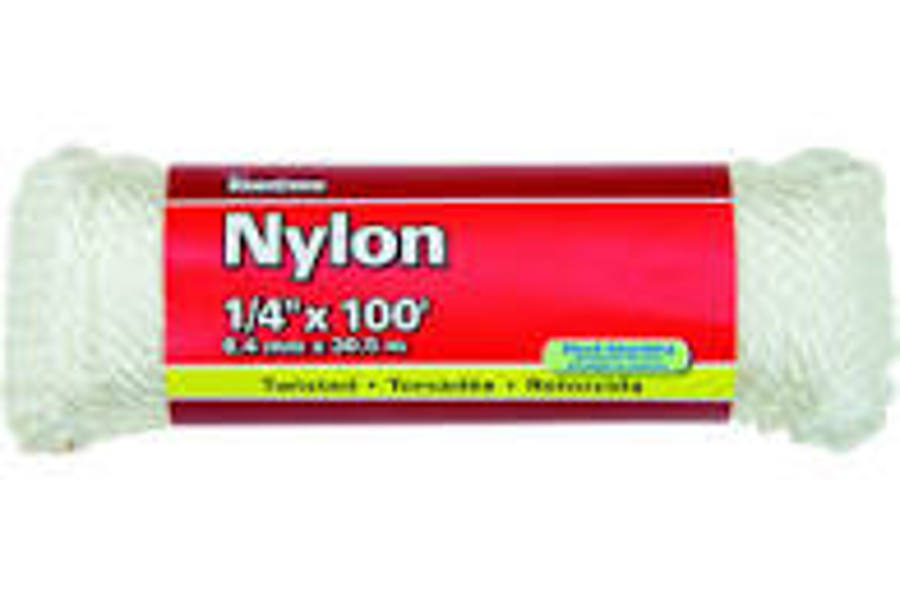 VULCAN MIB 300121 Twisted Nylon Rope 1/4 In 100 Ft