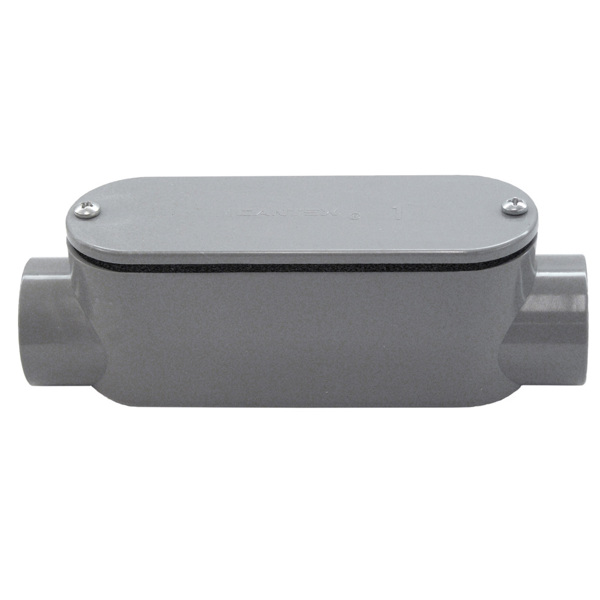 Cantex 5133103U Access Fitting 1 Inch Body Type C PVC Gray