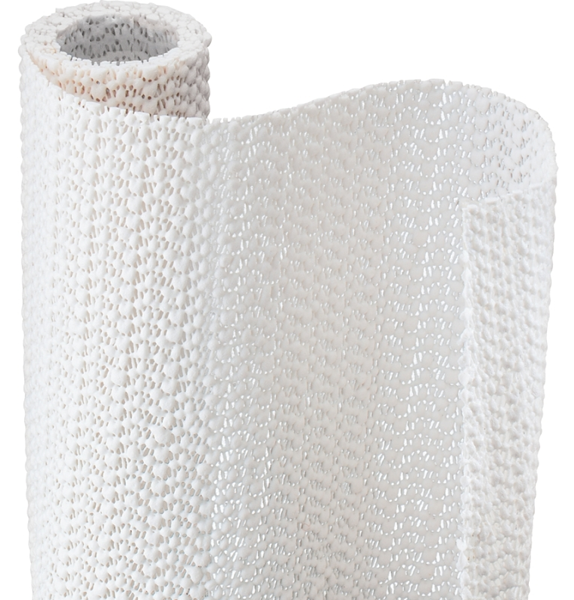 Kittrich Corp 05F-C6B52-06 Shelf Liner 12 In x 5 Ft Non-Adhesive Grip White