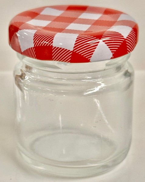 Full Star Engineering Ltd 30 Ml Jar With Red Checkers 1 Oz Red