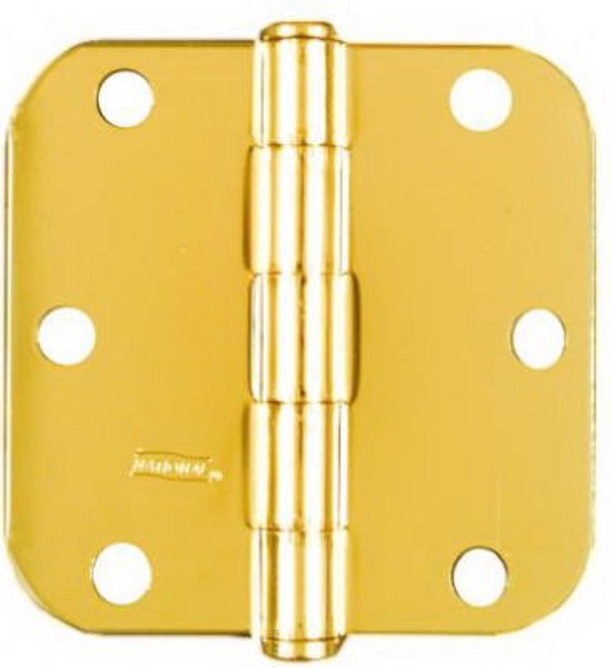 National Hardware N266-247 Door Hinge 3-1/2 In Brass