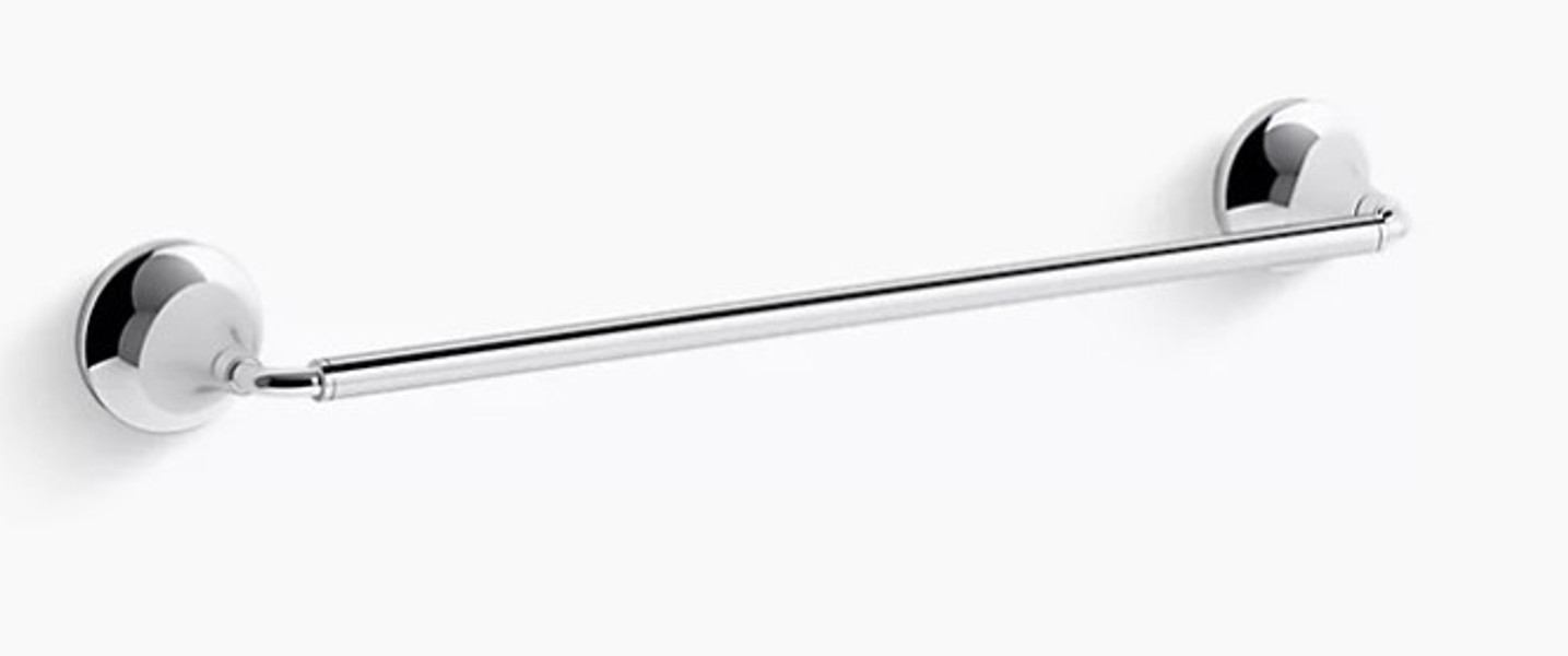 Kohler 27425-CP Towel Bar 18 In Polished Chrome