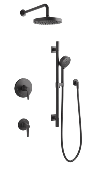 Kohler 26914-G-BL Shower Kit 1.75 Gal Matte Black