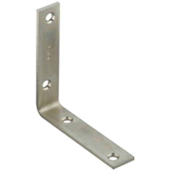 National Hardware N220-145 Corner Brace 4x7/8 Steel Zinc