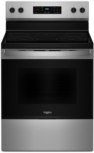 Whirlpool WFES3330RS Electric Range 30 In Stainless Steel Steam Clean
