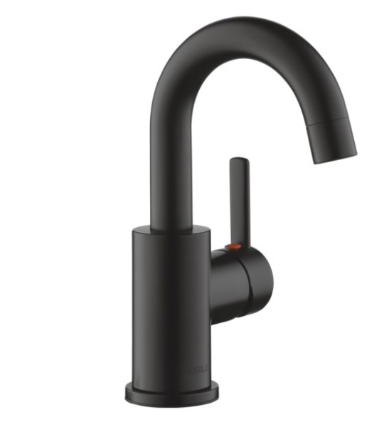 Delta Faucet P191102LF-BL Lavatory Single Handle Faucet Matte Black