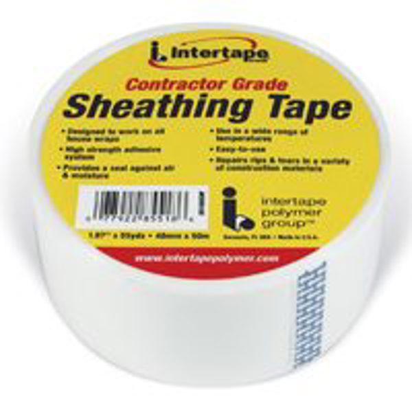 Intertape Polymer Corp 5518USW Sheathing Tape 50X48 Polypropylene Backing White