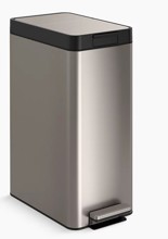 23826-ST 13 Gal Slim Step Elongated Trash Can