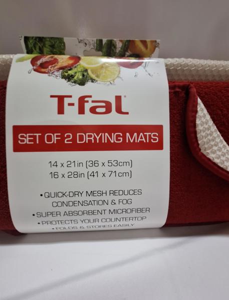 RITZ 60774 Drying Mat 2 Pcs Red With Mesh