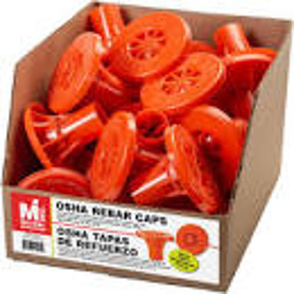 MUTUAL INDUSTRIES MUTUAL 14640 Cap Rebar OSHA Orange #3-#8