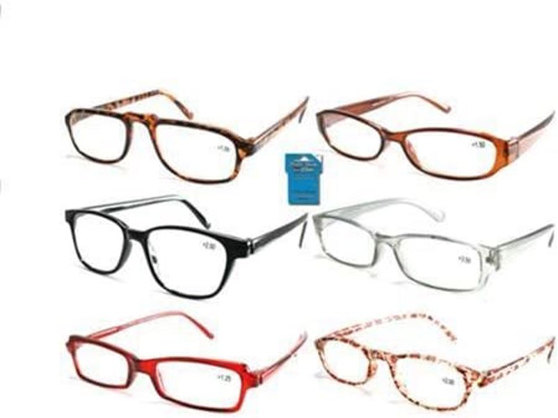 Hardware Merchandiser 64500 Assorted Unisex Plastic Reading Glasses