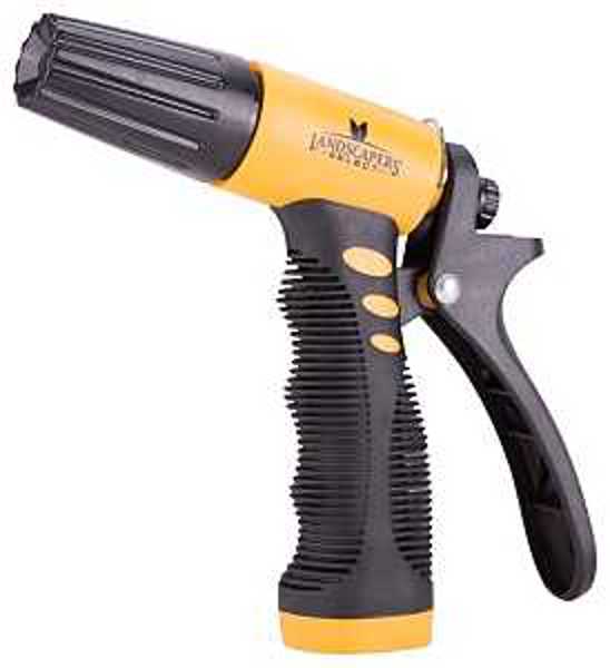 Landscapers Select GN19453L Hose Nozzle 5-1/2 In Ergo Female 3-Way Yellow and Black