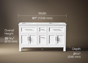 31246-ASB-0 60 In Bathroom Vanity