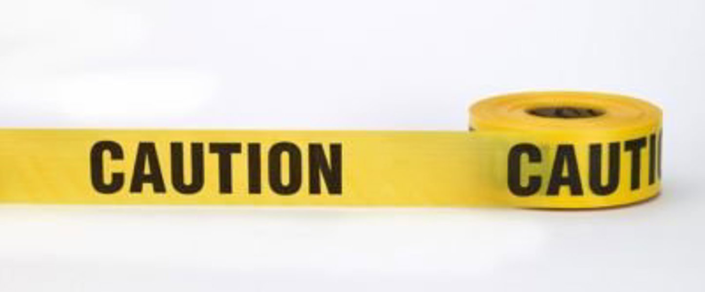 Mutual Industries 17779-41-3000 Yellow Caution Tape