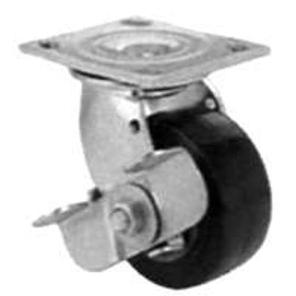 Mintcraft JC-P04 Plate Caster 5 In x 2 In Poly with Brake