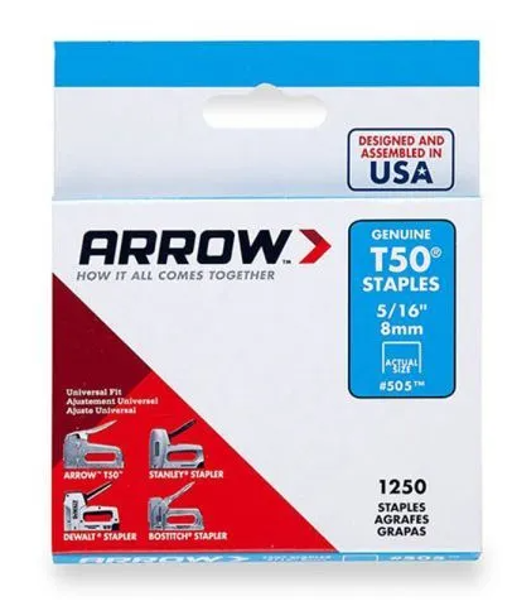 Arrow Fastener Co 50524/505 Staple 5/16 In 8 Mm Not 50