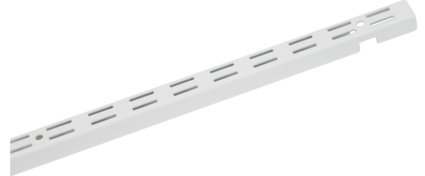 ClosetMaid 280100 Shelf Track 30 In White Double Slot