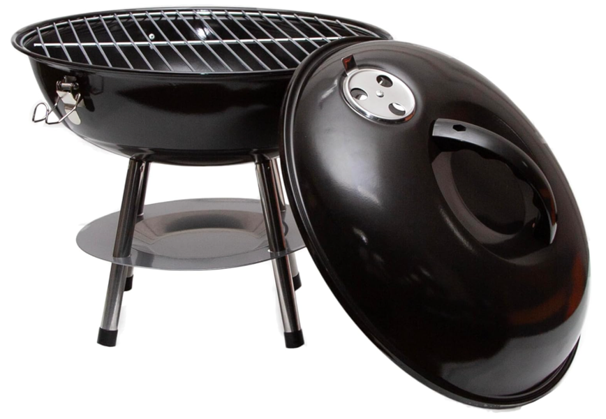 STANSPORT 037 Portable Charcoal Grill 14.5 In X 15.5 In Black