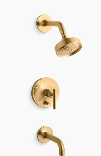 Kohler T14421-4-2MB Rite-Temp Shower Bath and Shower Faucet