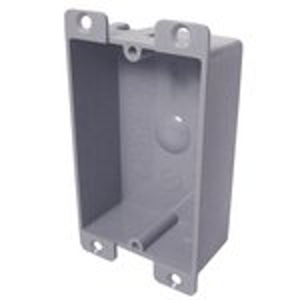 CANTEX INC EZ08SF Shallow Electrical Box 8 Cu In PVC Flange