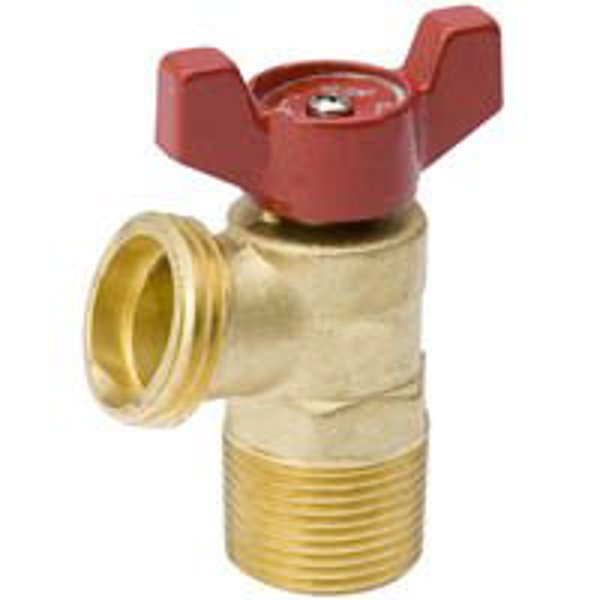 B&K Industries 102-053HN Boiler Drain Valve 1/2 Inch Connection Brass