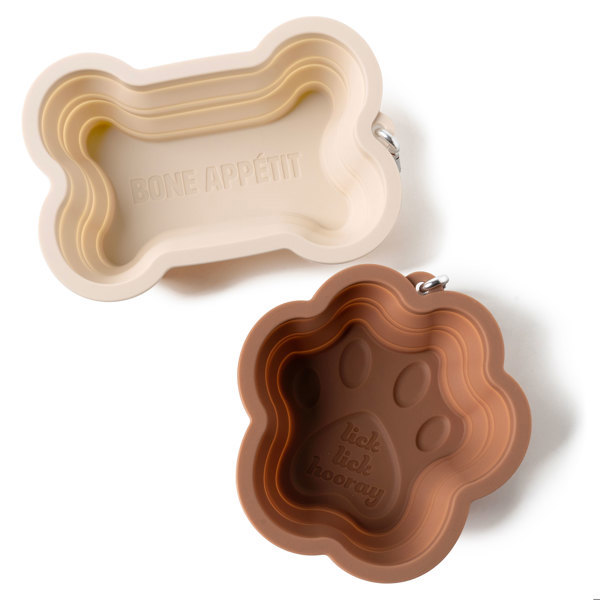 D.M. Merchandising, Inc MMSWG24 Collapsible Modern Monkey Dog Dish