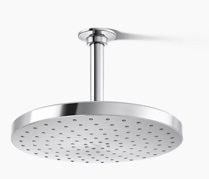 Kohler 76465-Y-CP Awaken Single Function Shower Head 10 In 2.5 GPM Polished Chrome