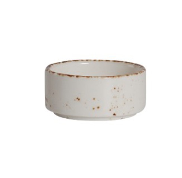 Palate and Plate AW-8784 Stackable Ramekin 2 Oz 2.5 In Splash Blanch
