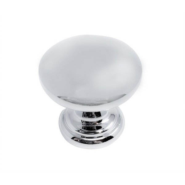 Laurey 12159 Mushroom Knob with Ring Base 1 In Nickel