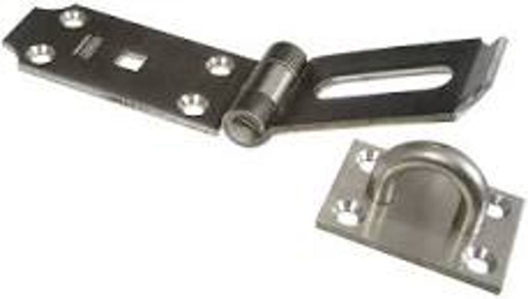 National Hardware S808-725 Extra Heavy Hasp 7-1/2 In Stainless Steel