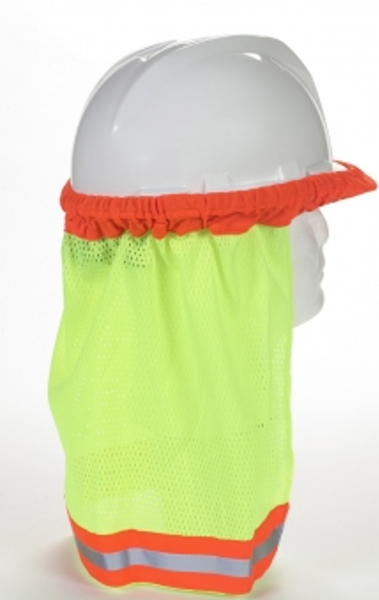 Mutual Industries Lime Mesh Nape Protect Reflector Safety Vest