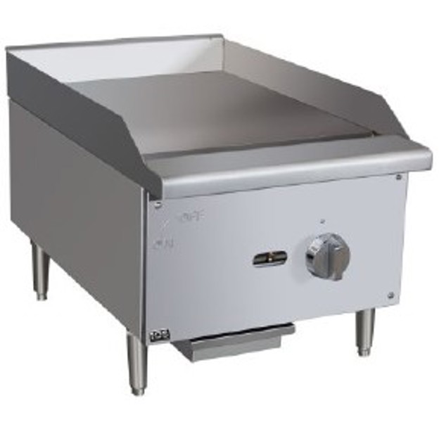 Heavy Duty System HDSECTG-16 Griddle 16 In Wide 30000 BTU Rear NPT