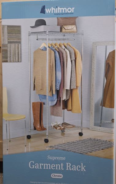 Whitmor Inc 6058-90 Garment Rack Supreme Chrome