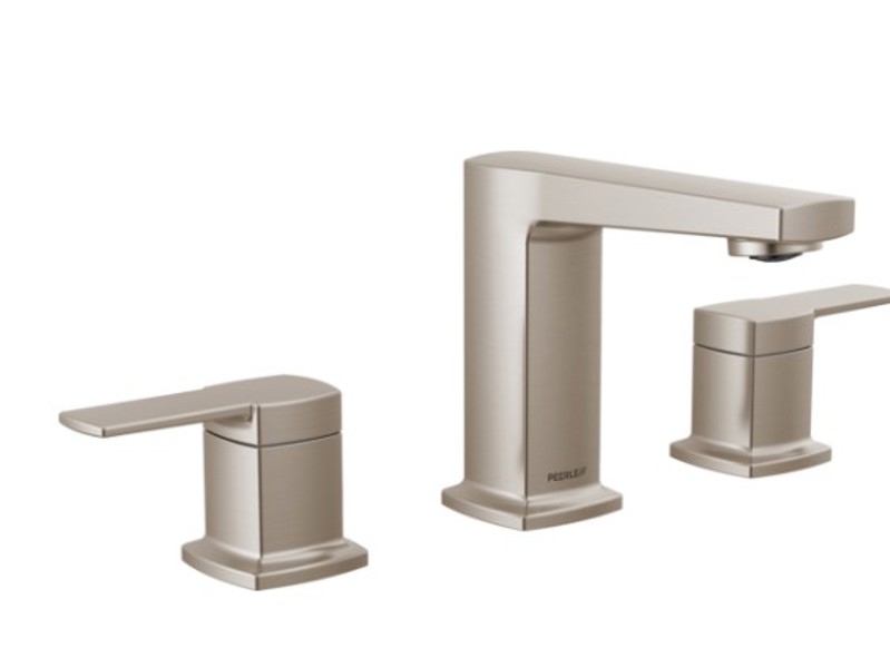Delta Faucet P3571LF-BN Lavatory Two Handle Widespread Faucet Brushed Nickel