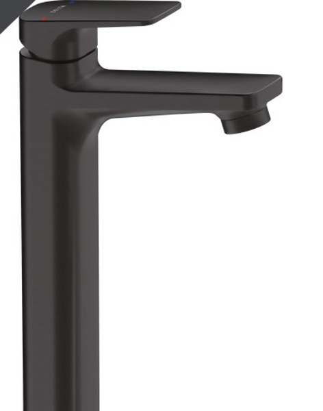 Delta Faucet 44425-P-BL Single Handle Tall Vessel Faucet Matte Black
