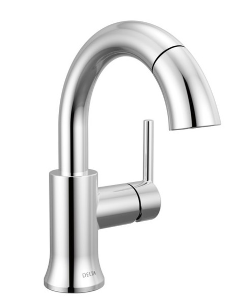 Delta Faucet 559HAR-PD-DST Single Handle Pull-Down Lavatory Faucet Polished Chrome