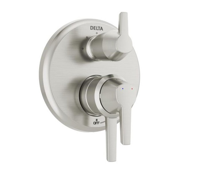 Delta Faucet T27871-SS-PR Two Handle Widespread Shower Diverter Polished Chrome