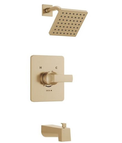 Delta Faucet T14437-CZ Tub and Shower 14 Series Champagne Bronze