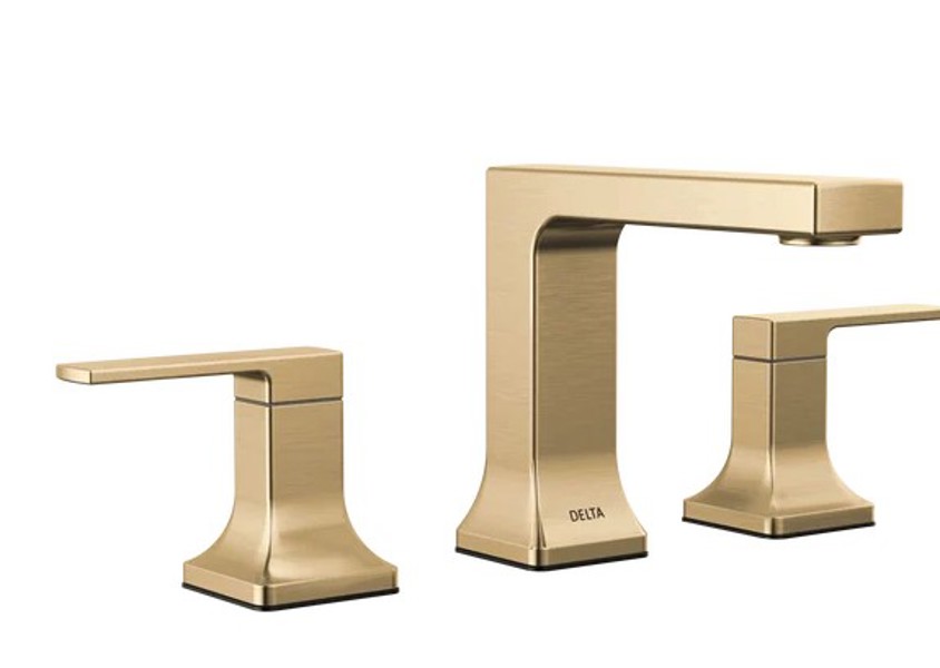 Delta Faucet 3537LF-CZMPU Lavatory Faucet Two Handle Widespread Champagne Bronze