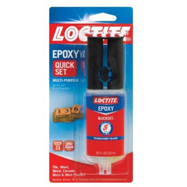 Henkel Consumer Adhesives 1395391 Epoxy Syringe 0.85 Oz Quick Set