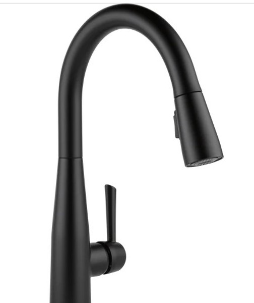 Delta Faucet 9113-BL-DST Kitchen Essa Single Handle Pull-Down Faucet Matte Black