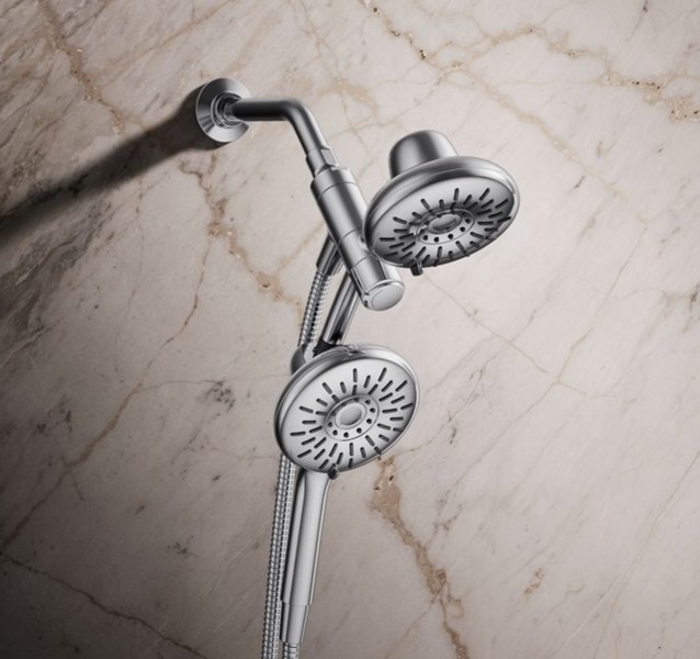 Kohler R21117-G-CP Shower Head 2-In-1 Freespin Bellerose Polished Chrome