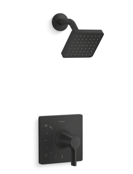 Kohler TS28128-4G-BL Shower Trim Rite-Temp Venza Matte Black