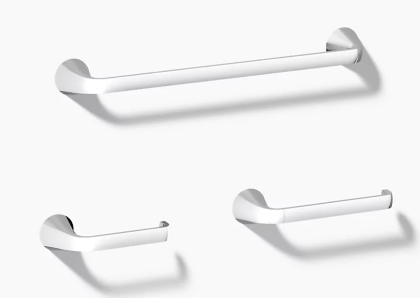 Kohler R28528-CP Bathroom Accessory Set 3 Piece Polished Chrome